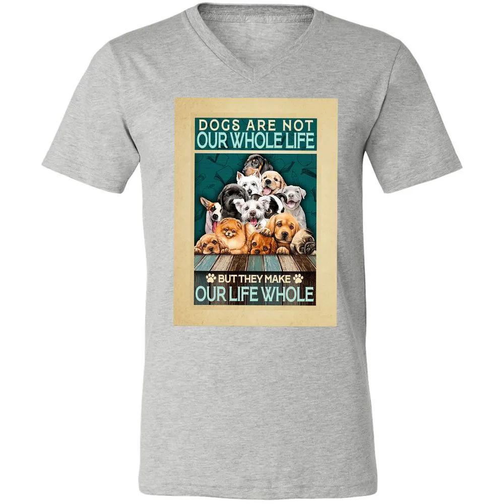 Unisex V-Neck T-Shirt - 33P9UBH8 - Athletic Heather - 7