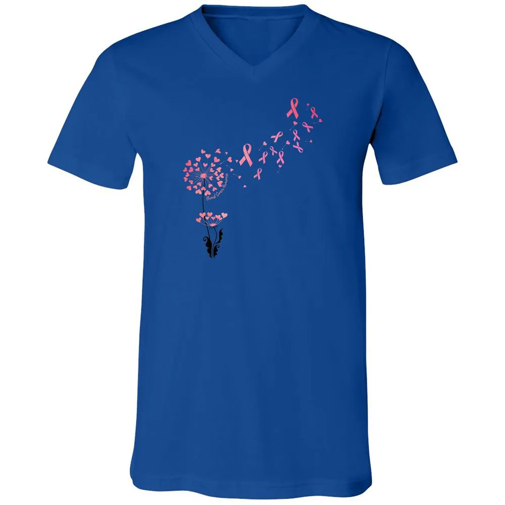 Unisex V-Neck T-Shirt - 7TV9PNH8 - True Royal - 4