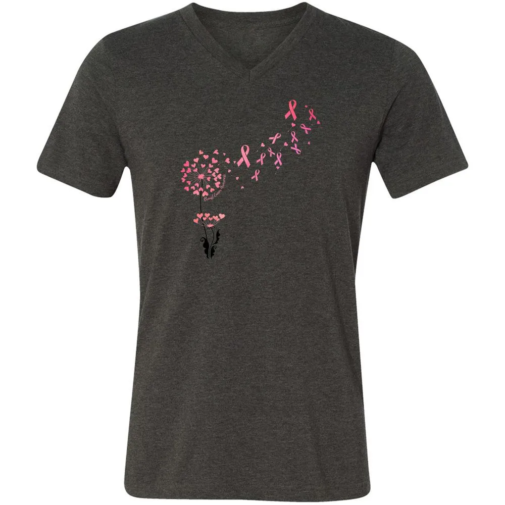 Unisex V-Neck T-Shirt - 7TV9PNH8 - Dark Grey Heather - 8