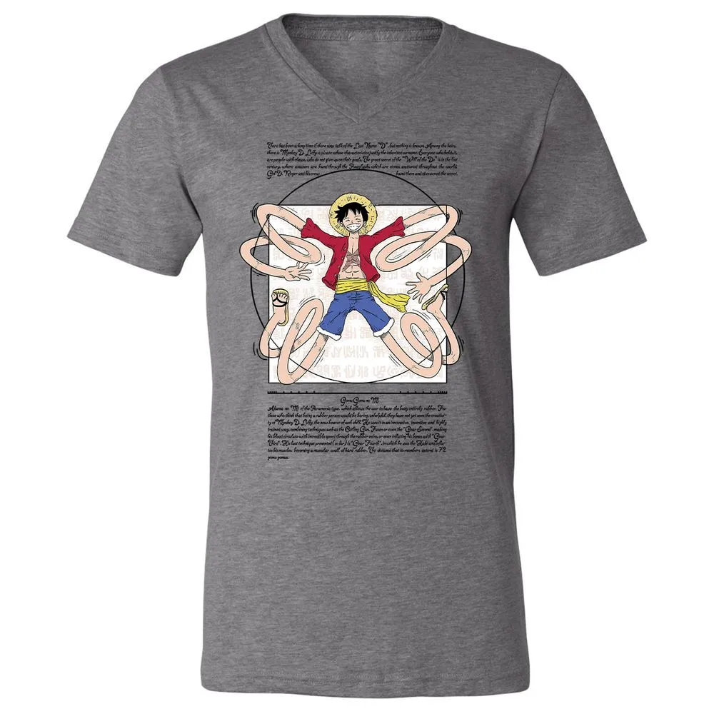 Unisex V-Neck T-Shirt - 29GF38BW - Deep Heather - 13