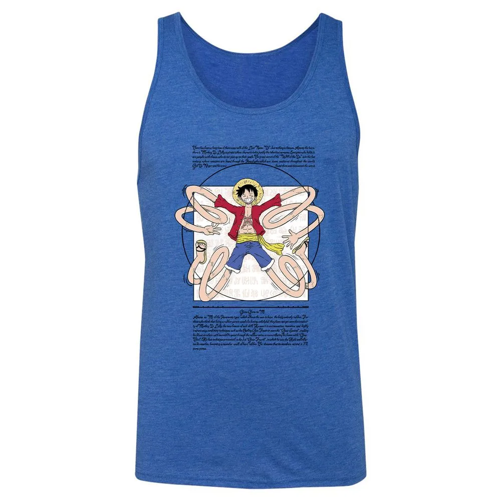 Unisex Jersey Tank - 8VM1D4NJ - True Royal Triblend - 12
