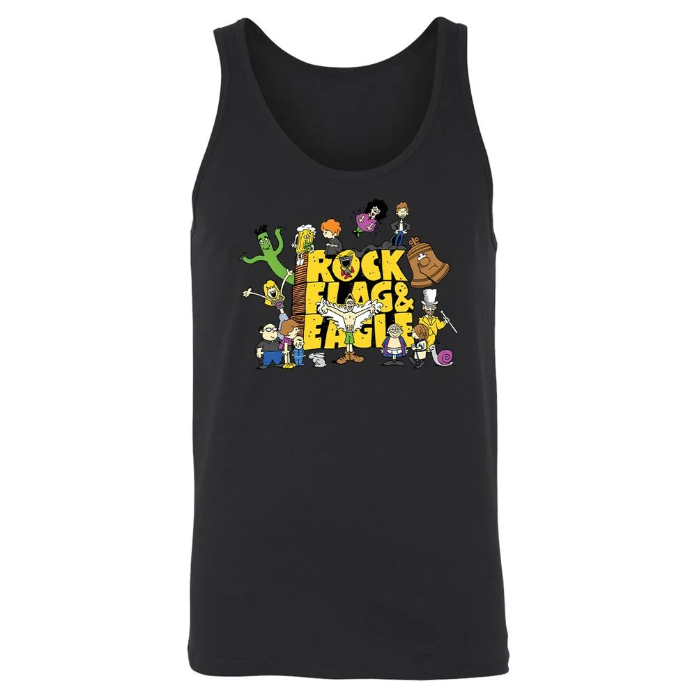Unisex Jersey Tank - PCD3MAHU - Black - 14