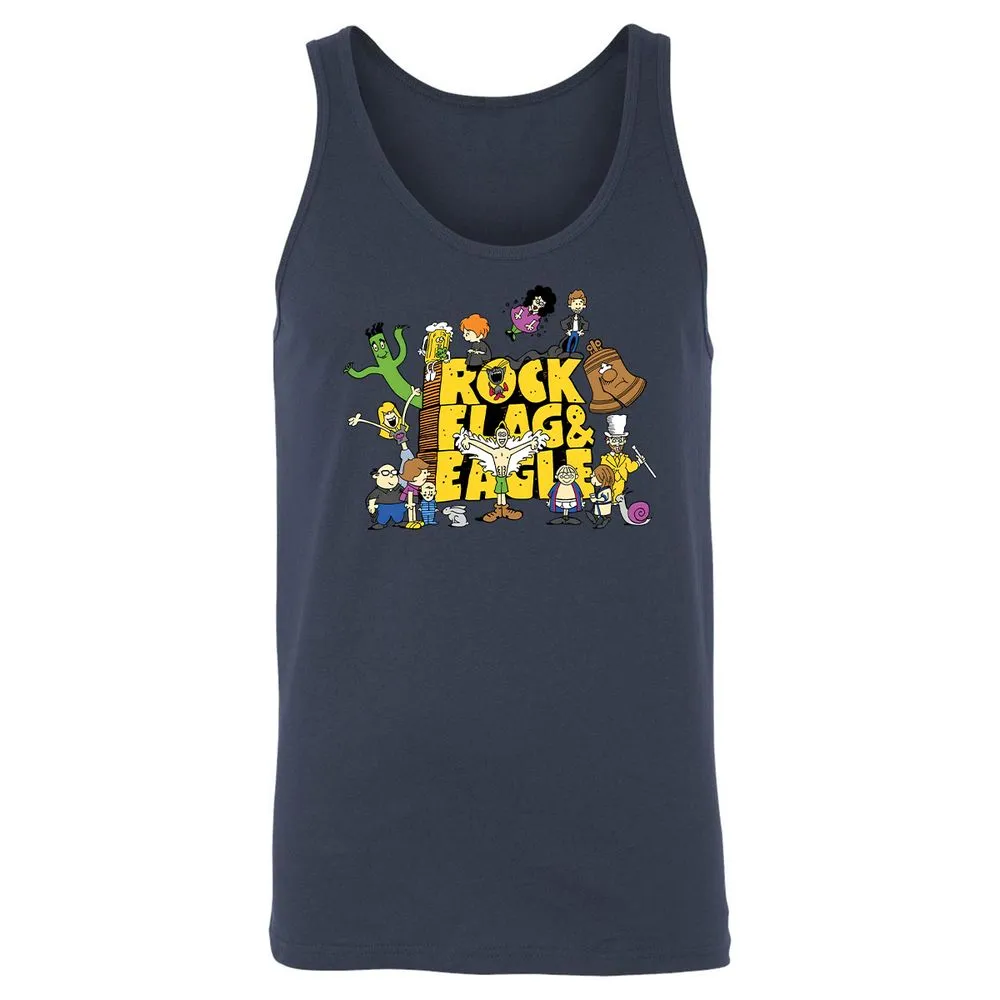 Unisex Jersey Tank - PCD3MAHU - Navy - 8