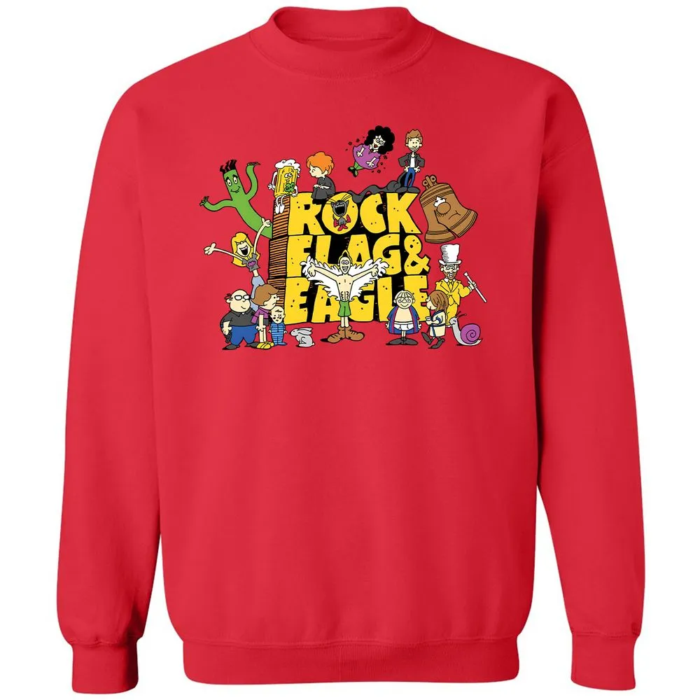 Classic Unisex Sweatshirt - QFHLK66G - Red - 5