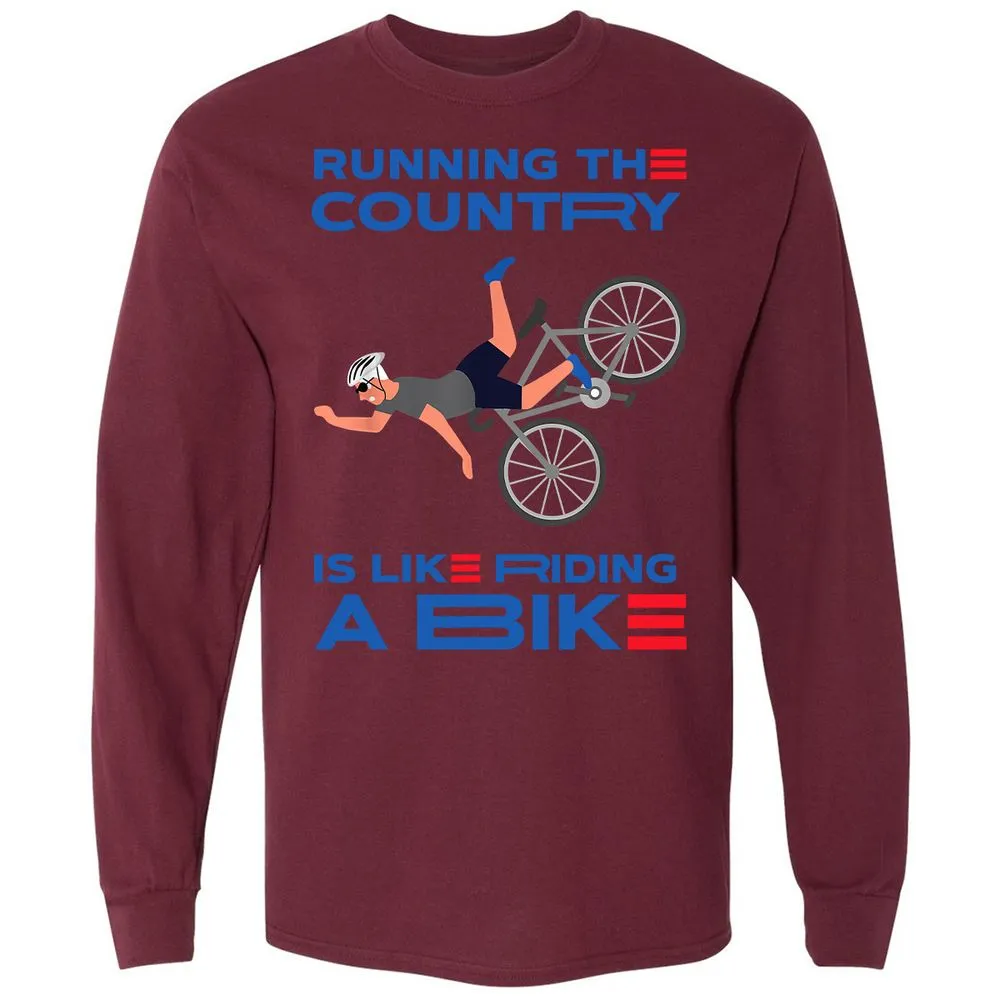 Long Sleeve T-Shirt - BC2HSW72 - Maroon - 11