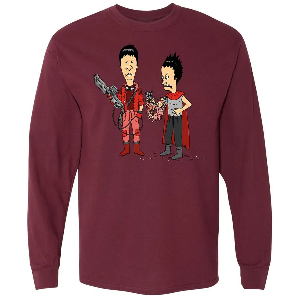 Long Sleeve T-Shirt - 95X5MBRJ - Maroon - 11