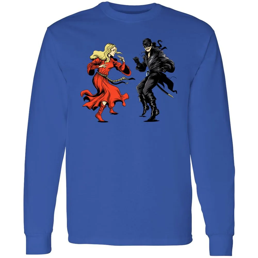 Long Sleeve T-Shirt - HAQXCRDK - Royal - 4