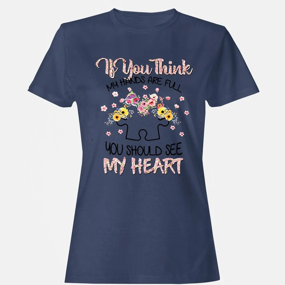 Women's T-Shirt - 1KYVQDDQ - Navy - 10