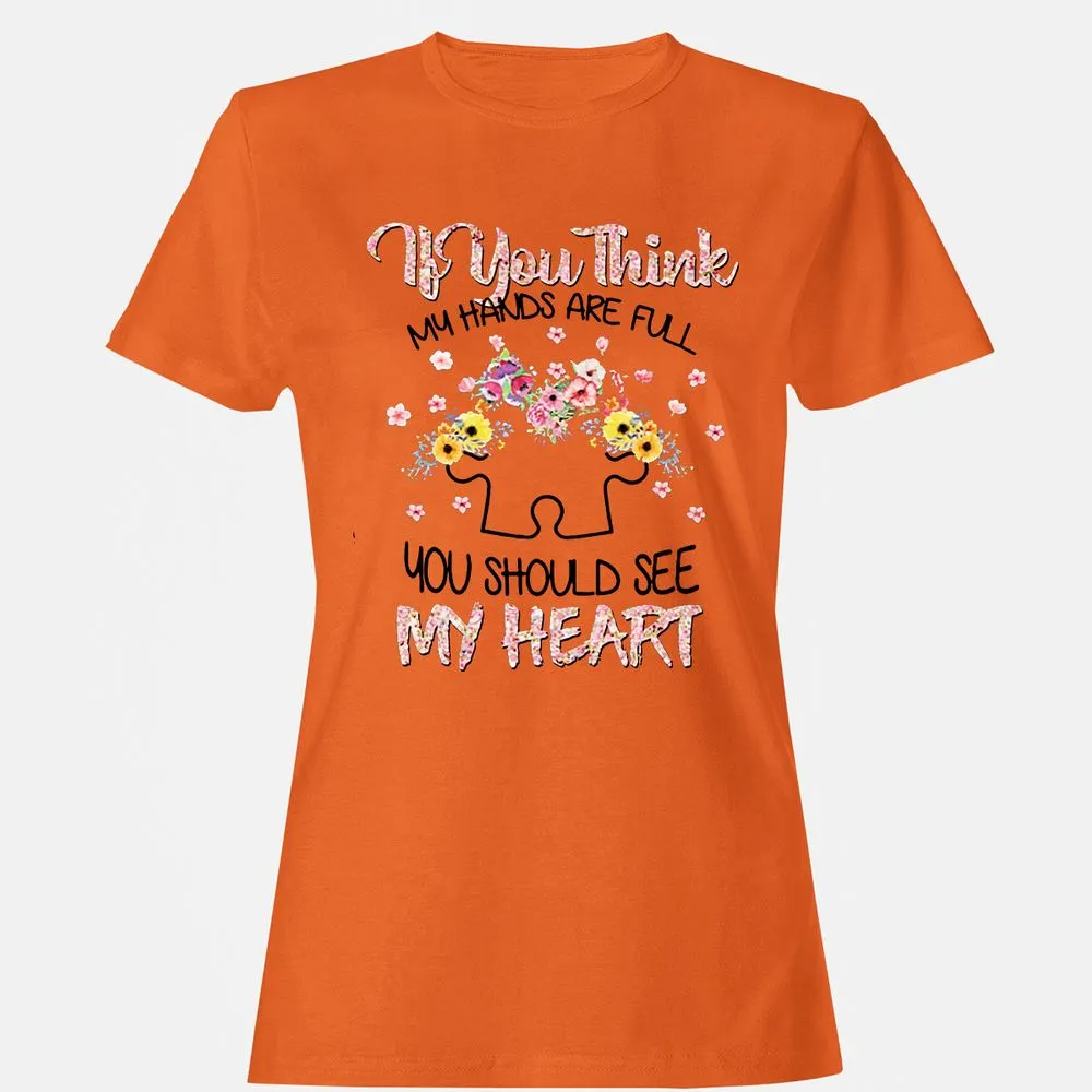 Women's T-Shirt - 1KYVQDDQ - Orange - 11