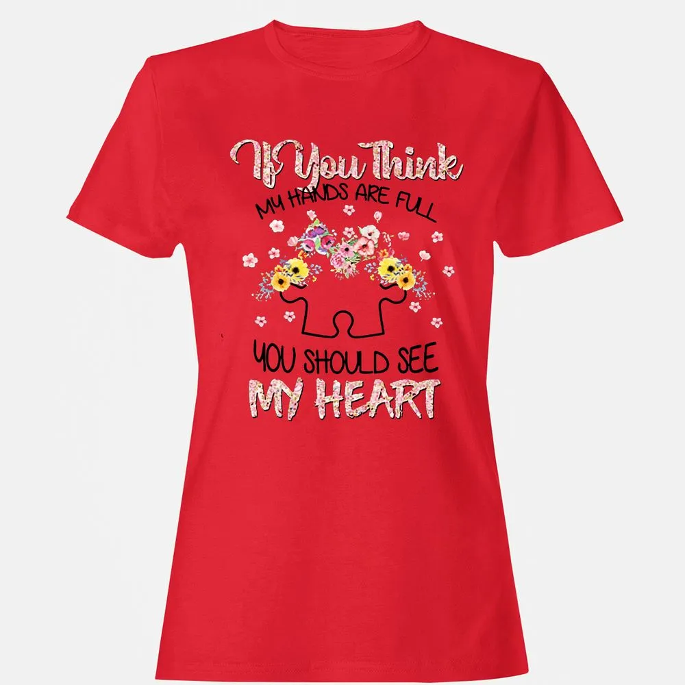 Women's T-Shirt - 1KYVQDDQ - Red - 13