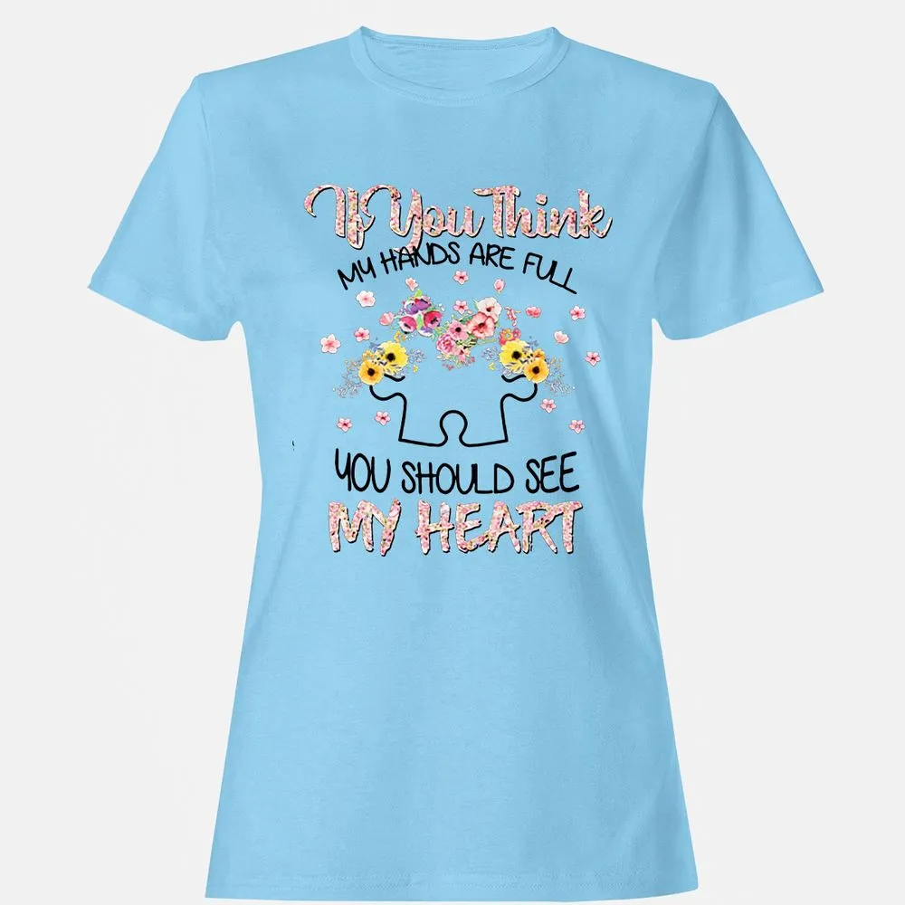 Women's T-Shirt - 1KYVQDDQ - Light Blue - 8