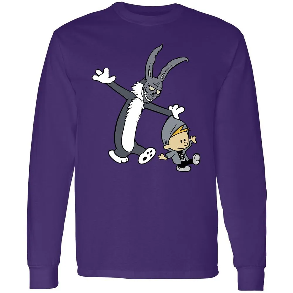 Long Sleeve T-Shirt - VTJN93HQ - Purple - 13