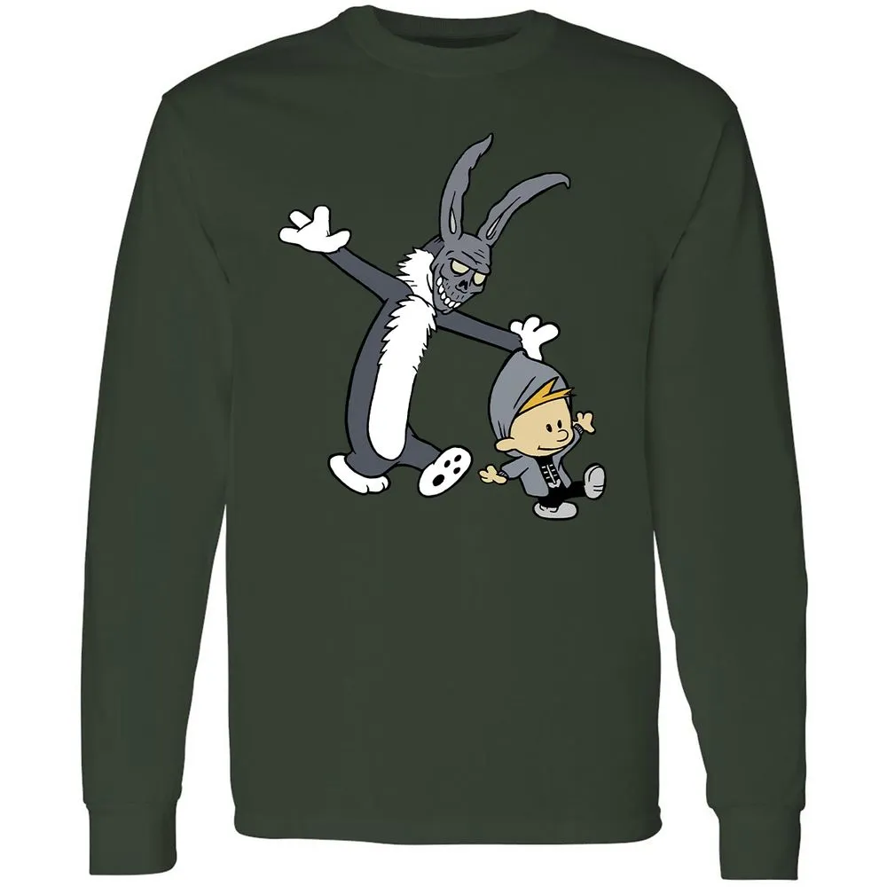 Long Sleeve T-Shirt - VTJN93HQ - Forest Green - 8