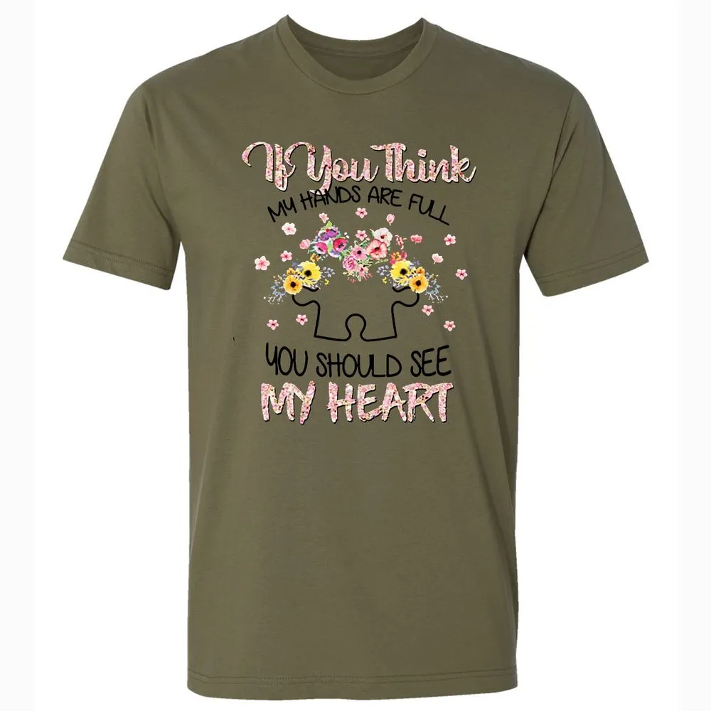 Premium Unisex T-Shirt - MZMK7Y56 - Military Green - 5