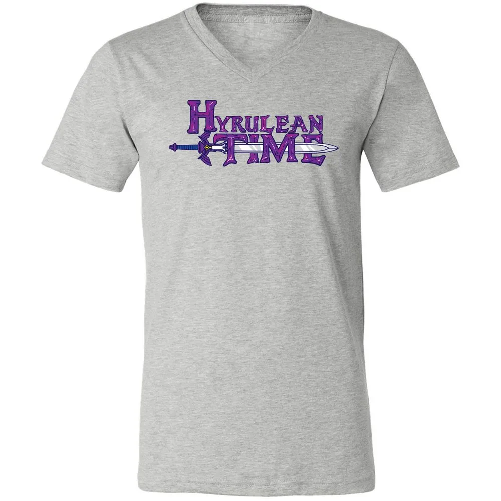 Unisex V-Neck T-Shirt - K1AN6TGZ - Athletic Heather - 7