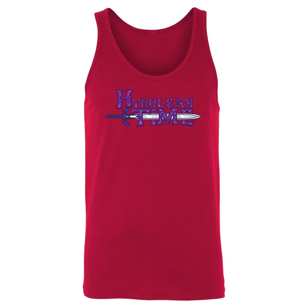 Unisex Jersey Tank - White - Red - 11