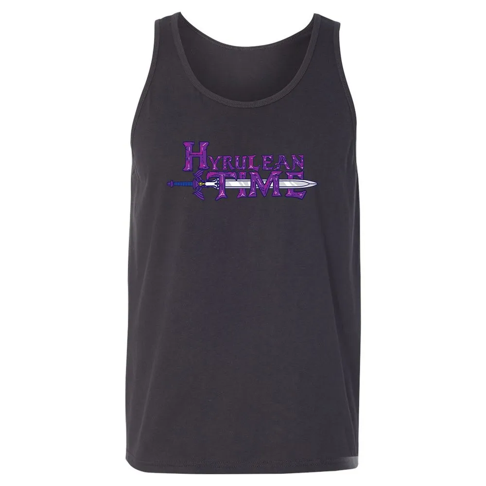 Unisex Jersey Tank - White - Dark Grey - 7