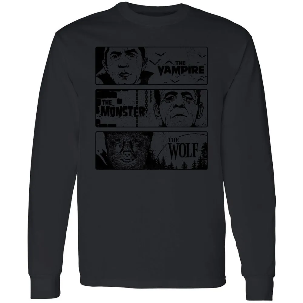 Long Sleeve T-Shirt - XYJN5Z32 - Black - 16