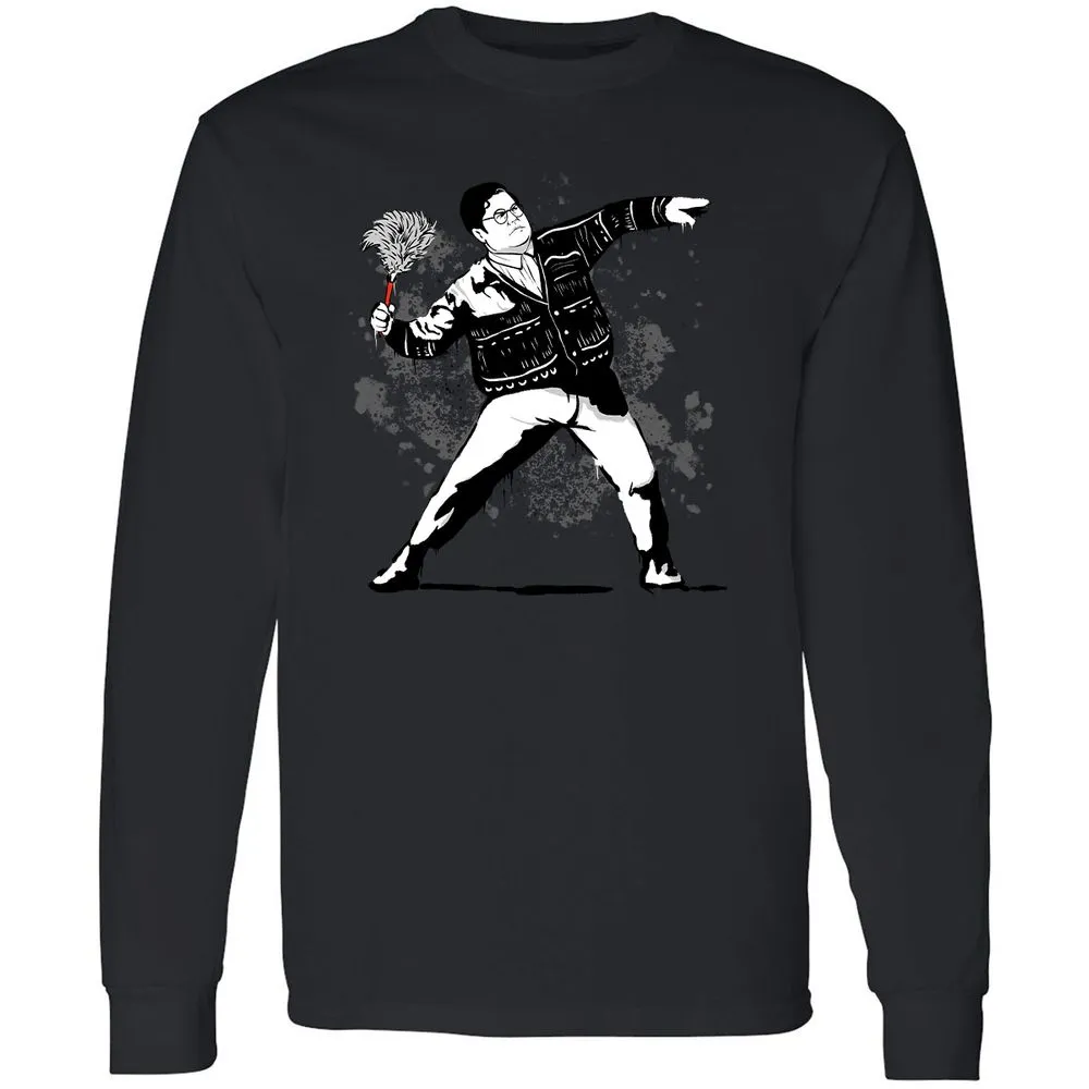 Long Sleeve T-Shirt - 7RWSM3B7 - Black - 16