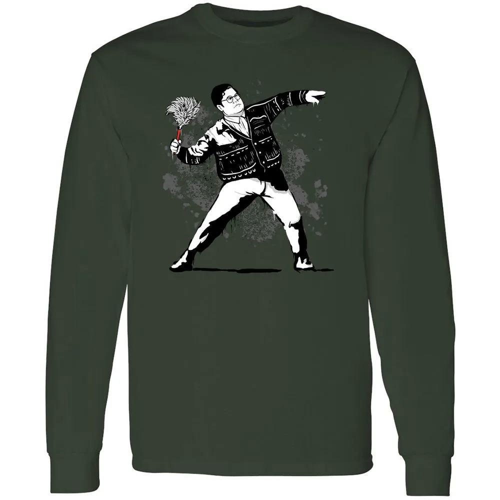Long Sleeve T-Shirt - 7RWSM3B7 - Forest Green - 8