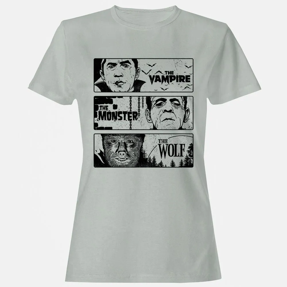 Women's T-Shirt - AQ17CW9N - Ash - 2