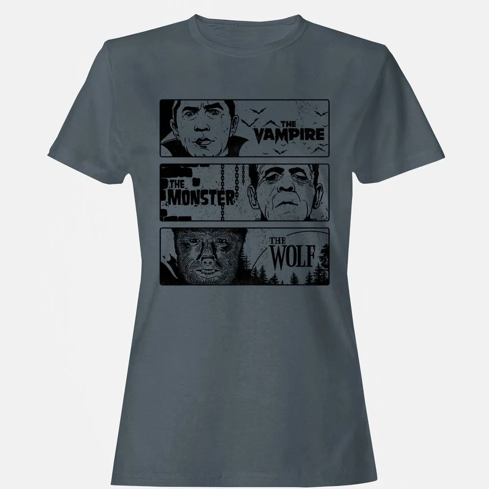 Women's T-Shirt - AQ17CW9N - Charcoal - 3