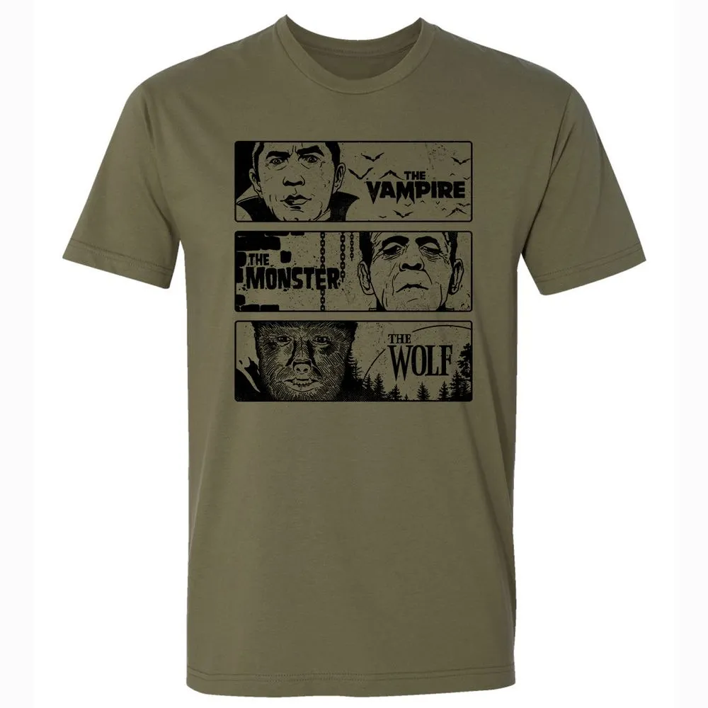 Premium Unisex T-Shirt - U9FQZE89 - Military Green - 5
