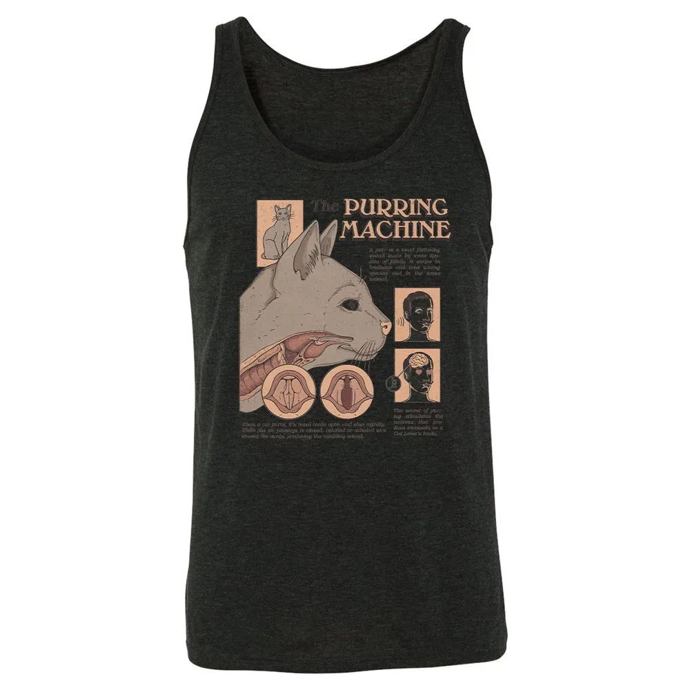 Unisex Jersey Tank - SQN7M287 - Charcoal Black Triblend - 5