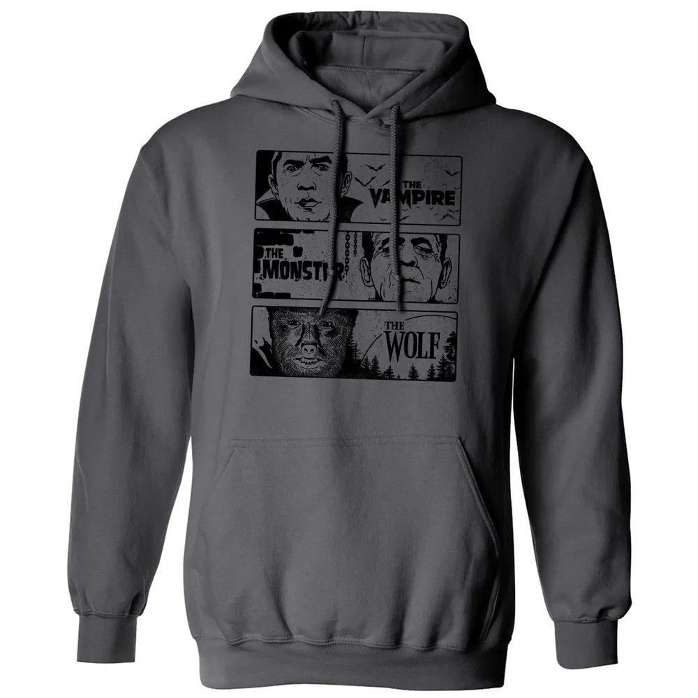 Classic Unisex Hoodie - H66HXCKW - Charcoal - 7