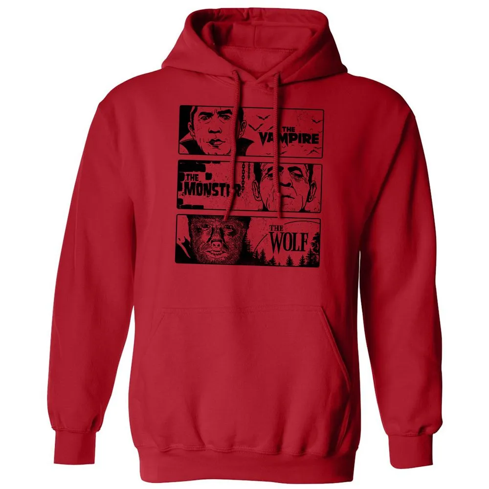 Classic Unisex Hoodie - H66HXCKW - Red - 5
