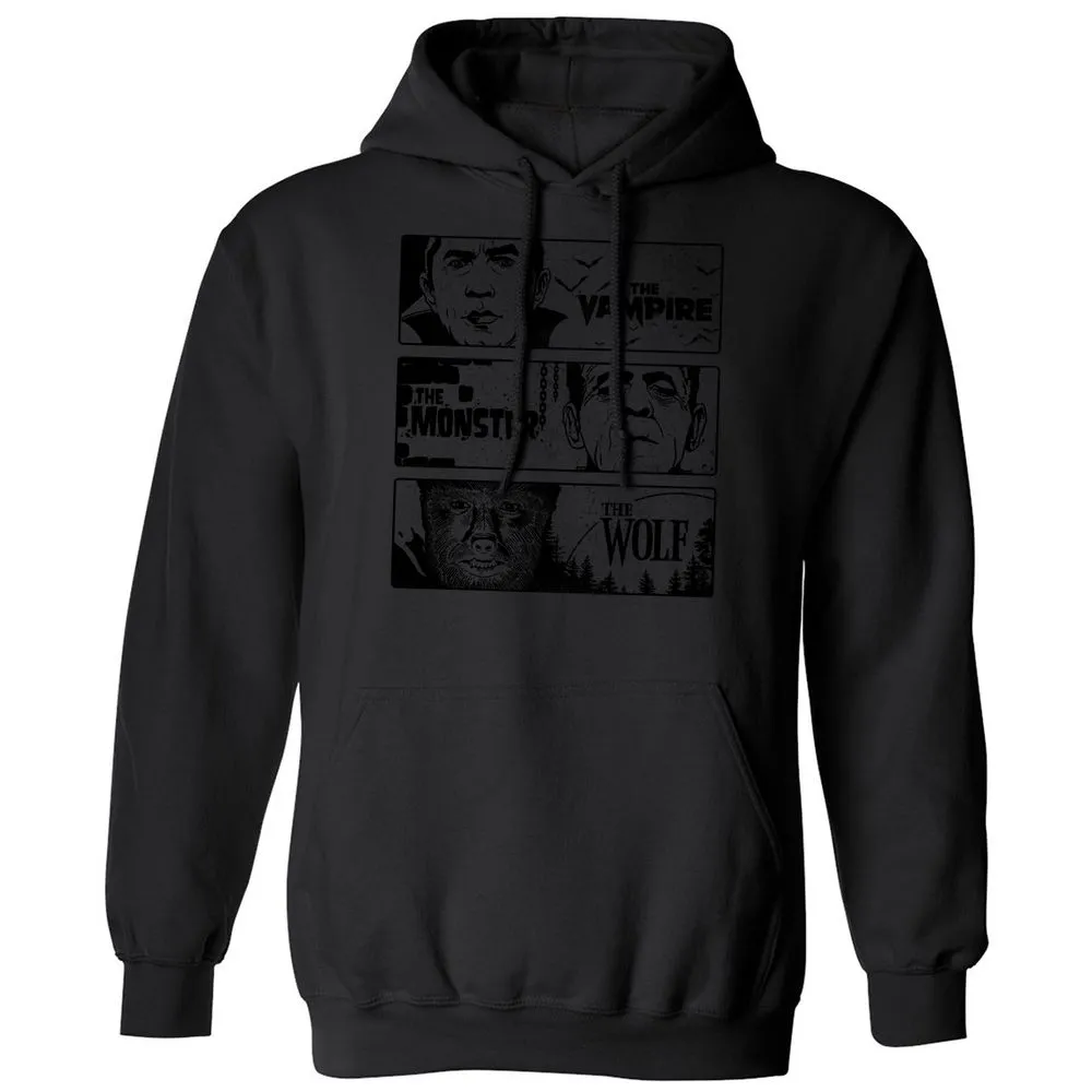 Classic Unisex Hoodie - H66HXCKW - Black - 11