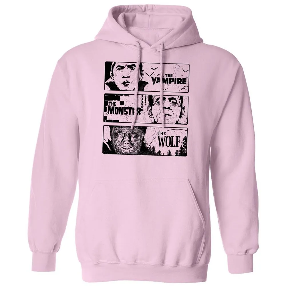 Classic Unisex Hoodie - H66HXCKW - Light Pink - 3