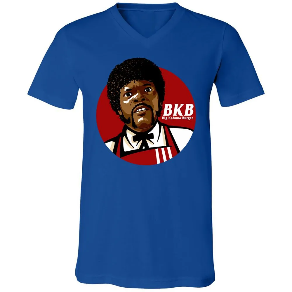 Unisex V-Neck T-Shirt - RDPFTXRH - True Royal - 4