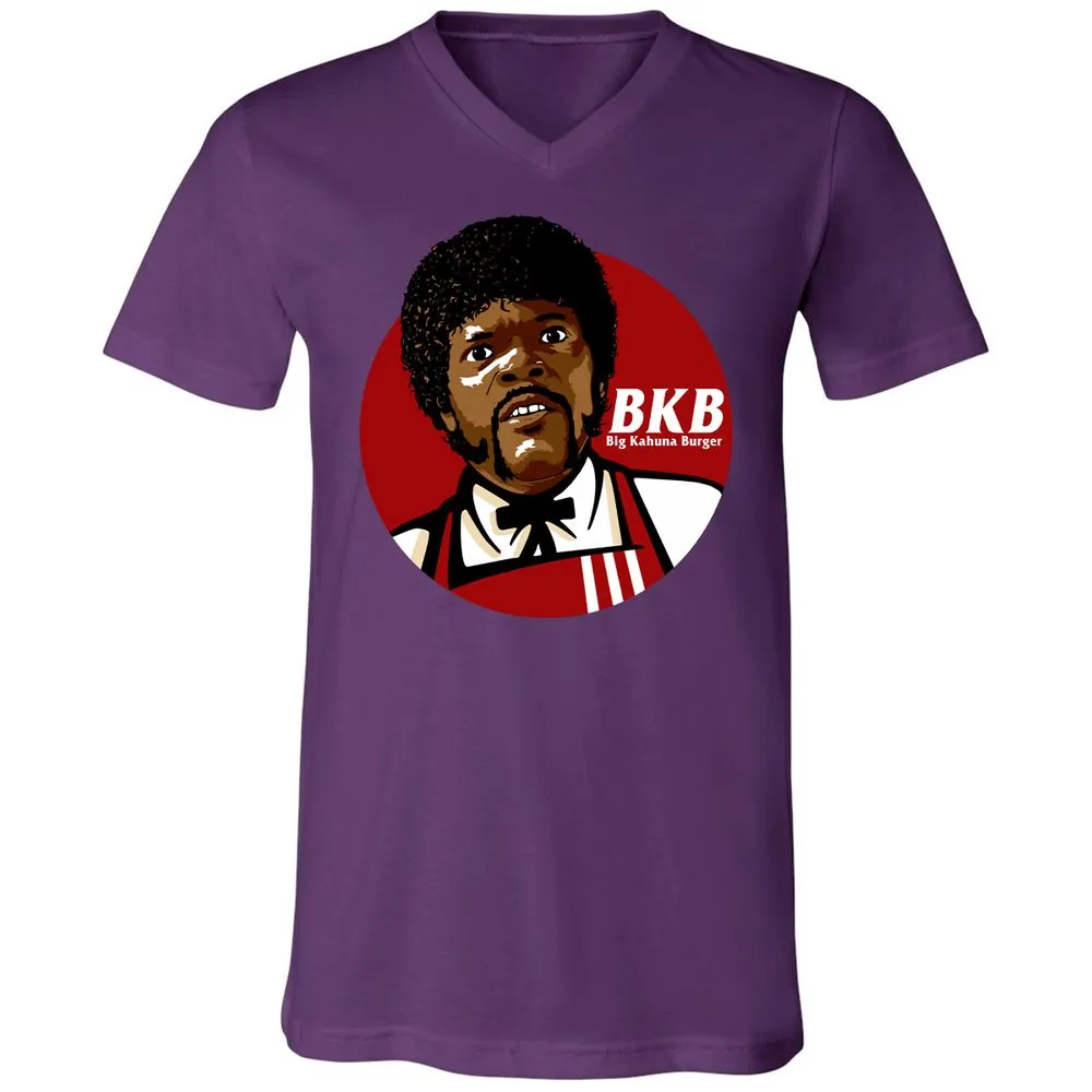 Unisex V-Neck T-Shirt - RDPFTXRH - Team Purple - 2