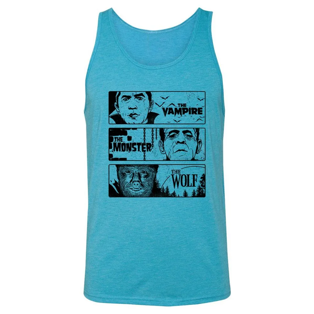 Unisex Jersey Tank - JCJR3U3X - Aqua Triblend - 3