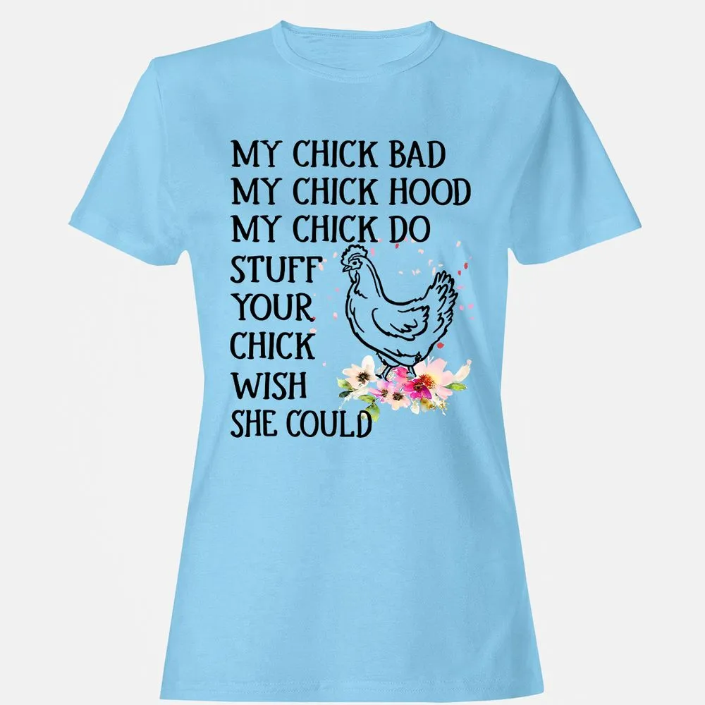 Women's T-Shirt - JS2ZXBAM - Light Blue - 8