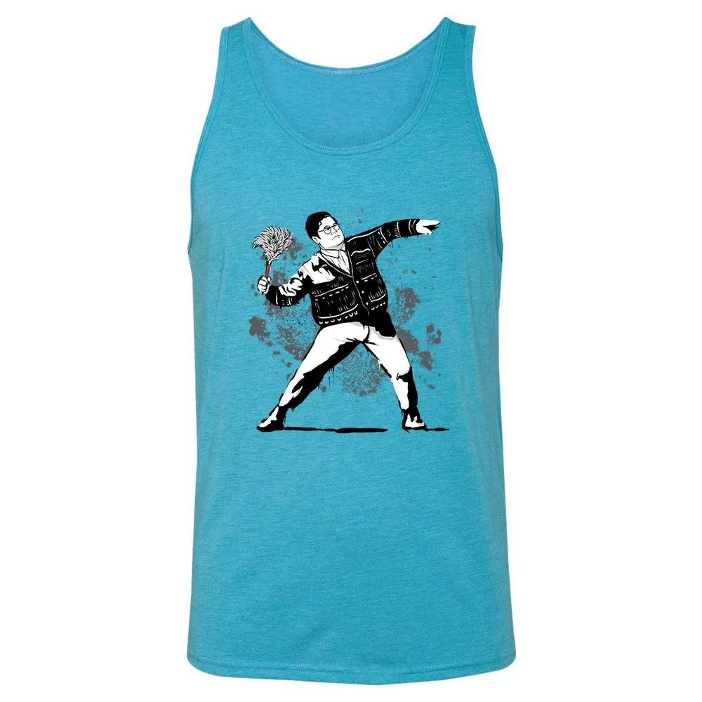 Unisex Jersey Tank - BSXKQTYG - Aqua Triblend - 3