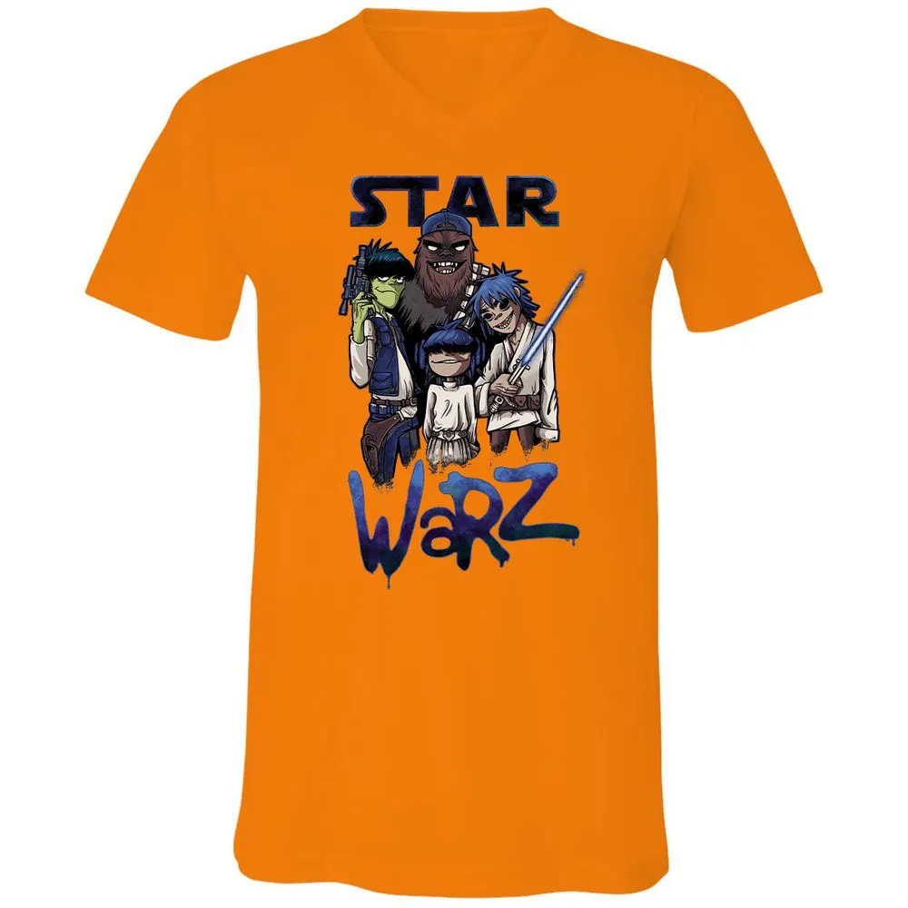 Unisex V-Neck T-Shirt - JU23ZCYD - Orange - 11