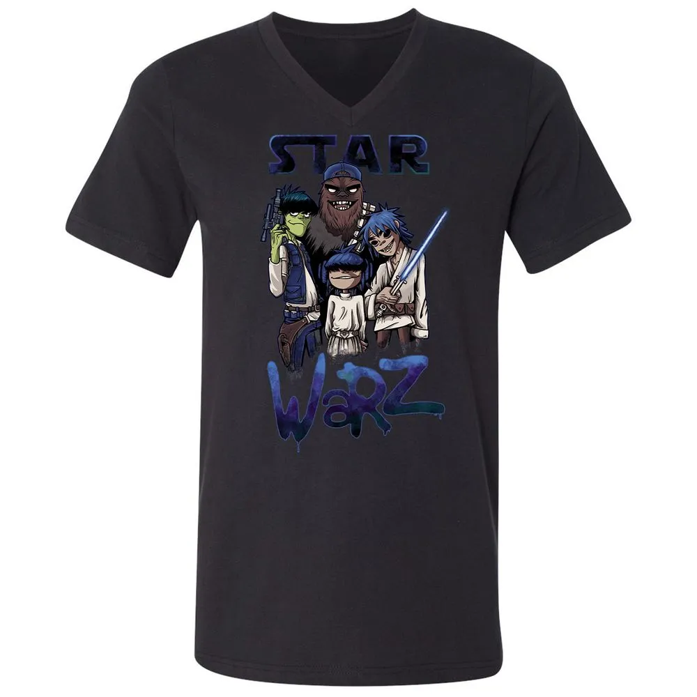 Unisex V-Neck T-Shirt - JU23ZCYD - Black - 16