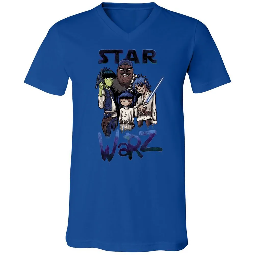 Unisex V-Neck T-Shirt - JU23ZCYD - True Royal - 4