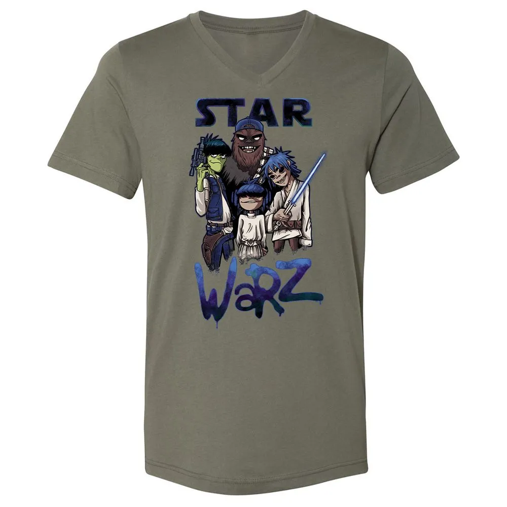 Unisex V-Neck T-Shirt - JU23ZCYD - Military Green - 10