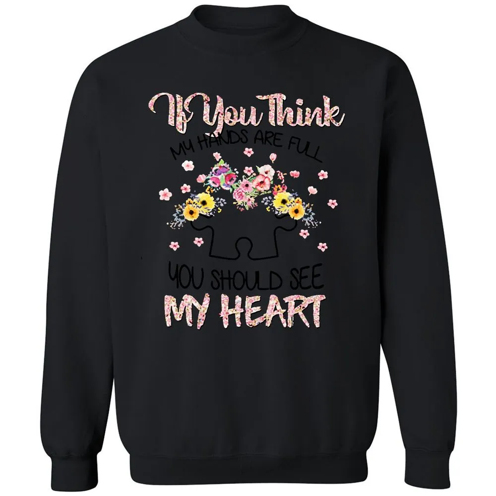 Classic Unisex Sweatshirt - A7D1E9WD - Black - 12
