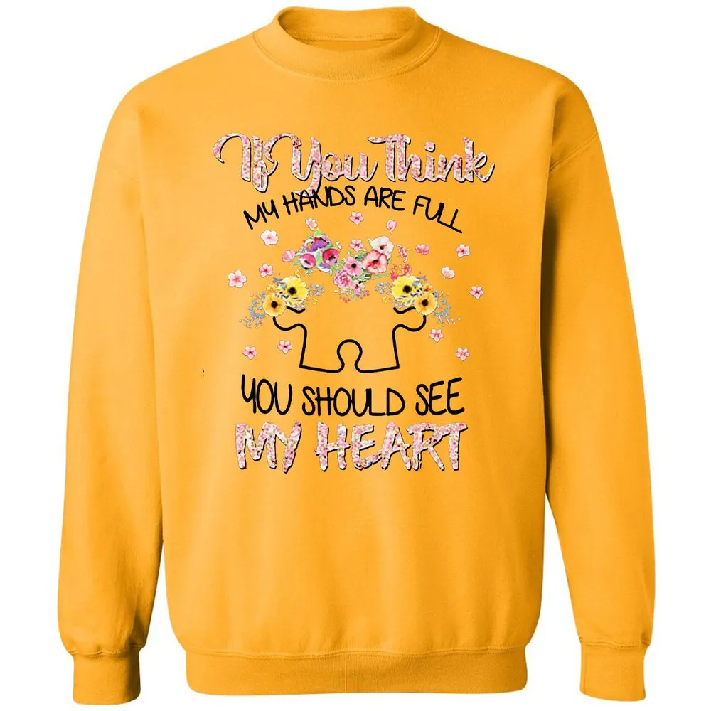 Classic Unisex Sweatshirt - A7D1E9WD - Gold - 11