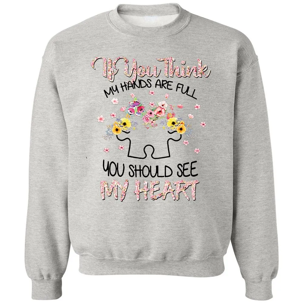 Classic Unisex Sweatshirt - A7D1E9WD - Ash - 2