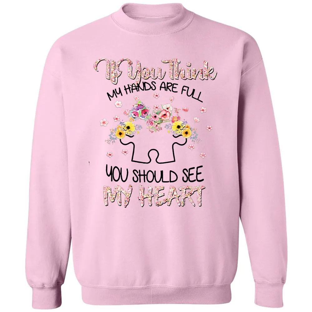 Classic Unisex Sweatshirt - A7D1E9WD - Light Pink - 3