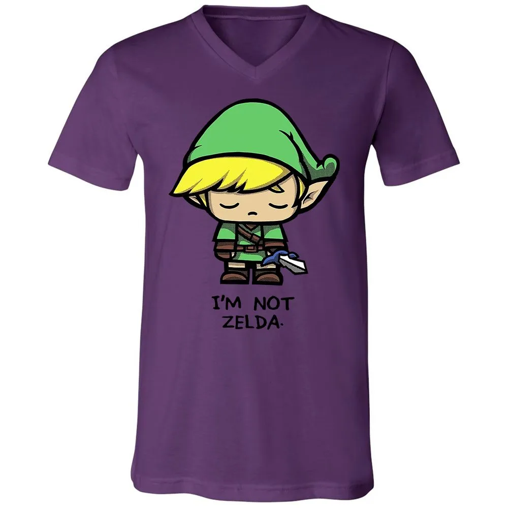 Unisex V-Neck T-Shirt - DCHZTKJP - Team Purple - 2