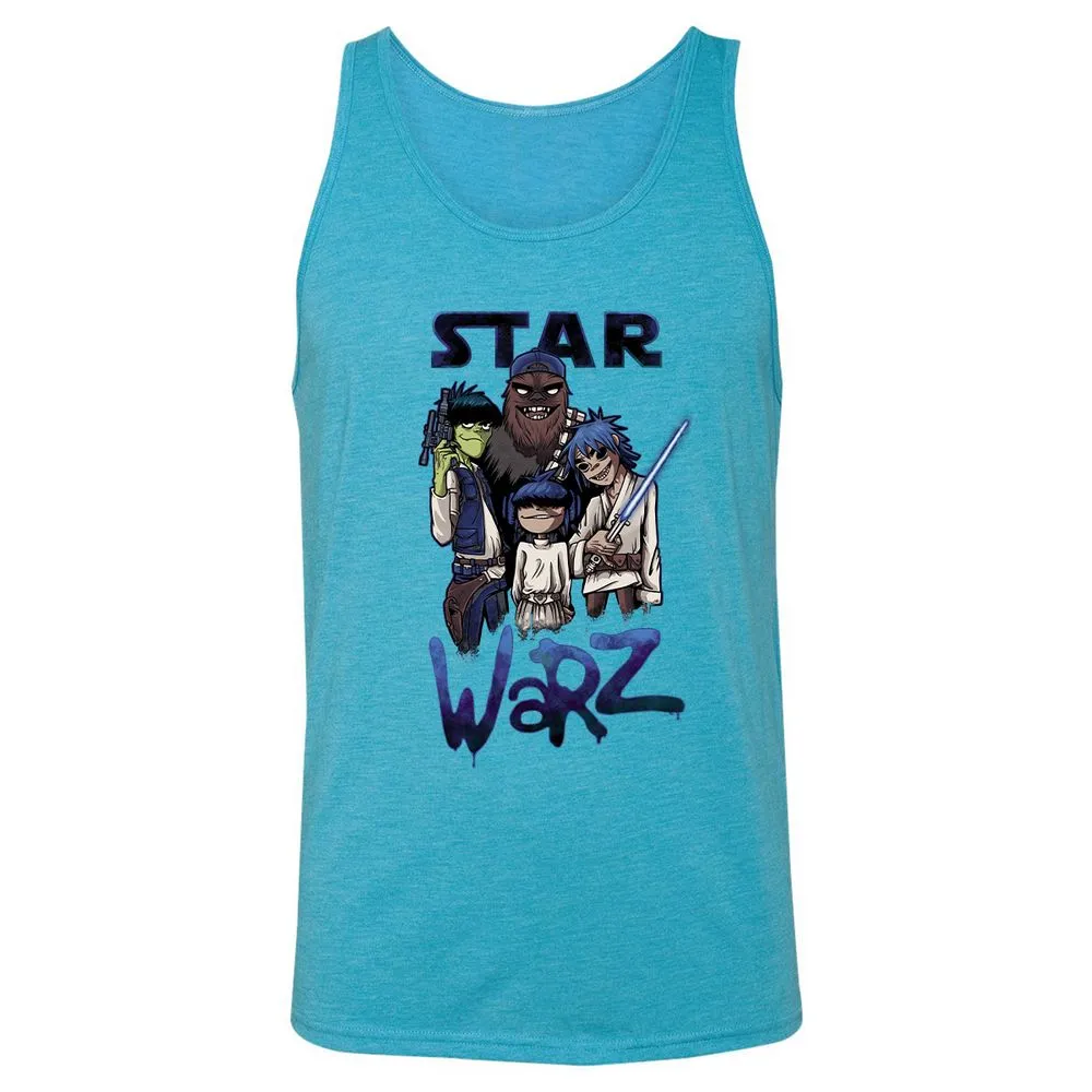 Unisex Jersey Tank - KAU3ZE9M - Aqua Triblend - 3