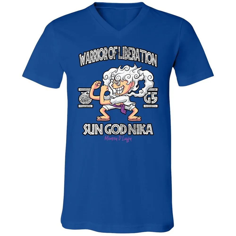 Unisex V-Neck T-Shirt - VB98SZTS - True Royal - 4