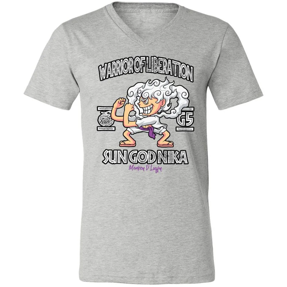 Unisex V-Neck T-Shirt - VB98SZTS - Athletic Heather - 7