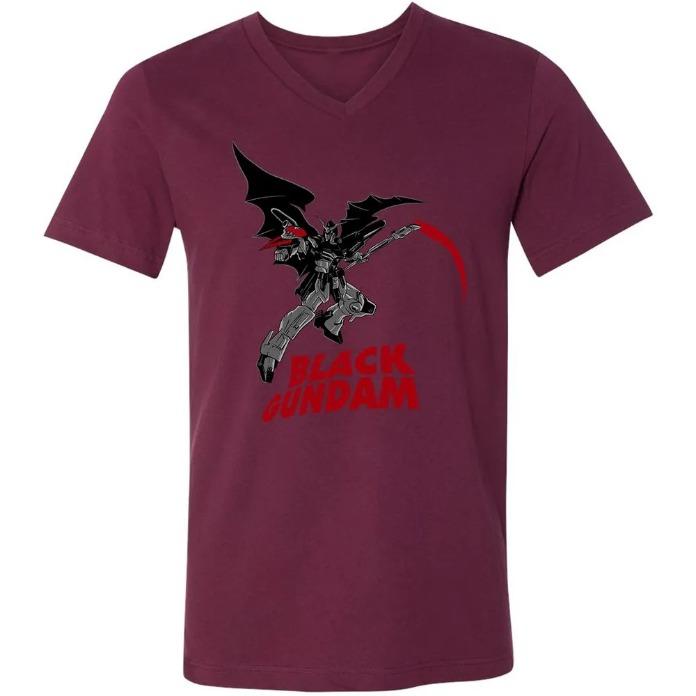 Unisex V-Neck T-Shirt - 1HRLHV6P - Maroon - 6